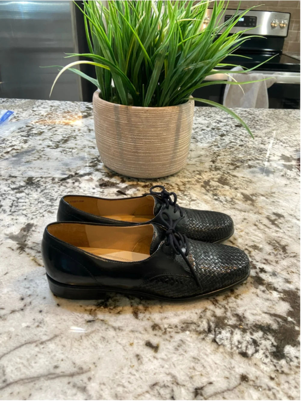 Trotters loafers, leather upper made in Brazil, size 6N